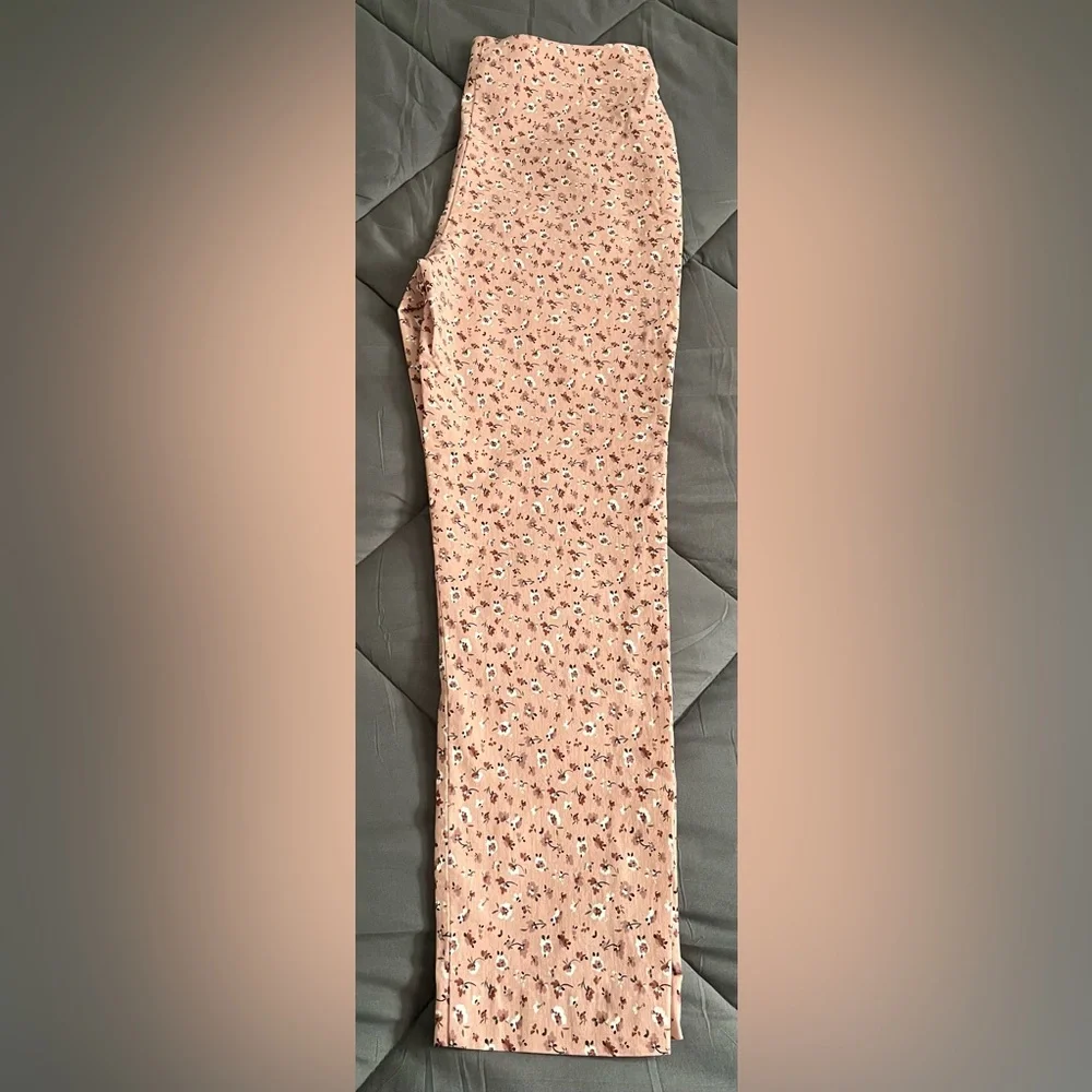 NWOT Women's JULES & LEOPOLD Millennium Pink Floral Ankle Length Pants. Size: S - Picture 4 of 8